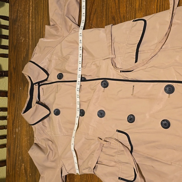 Worthington Trench Coat, Button Up Belted Collarard Womens XL - Picture 8 of 9